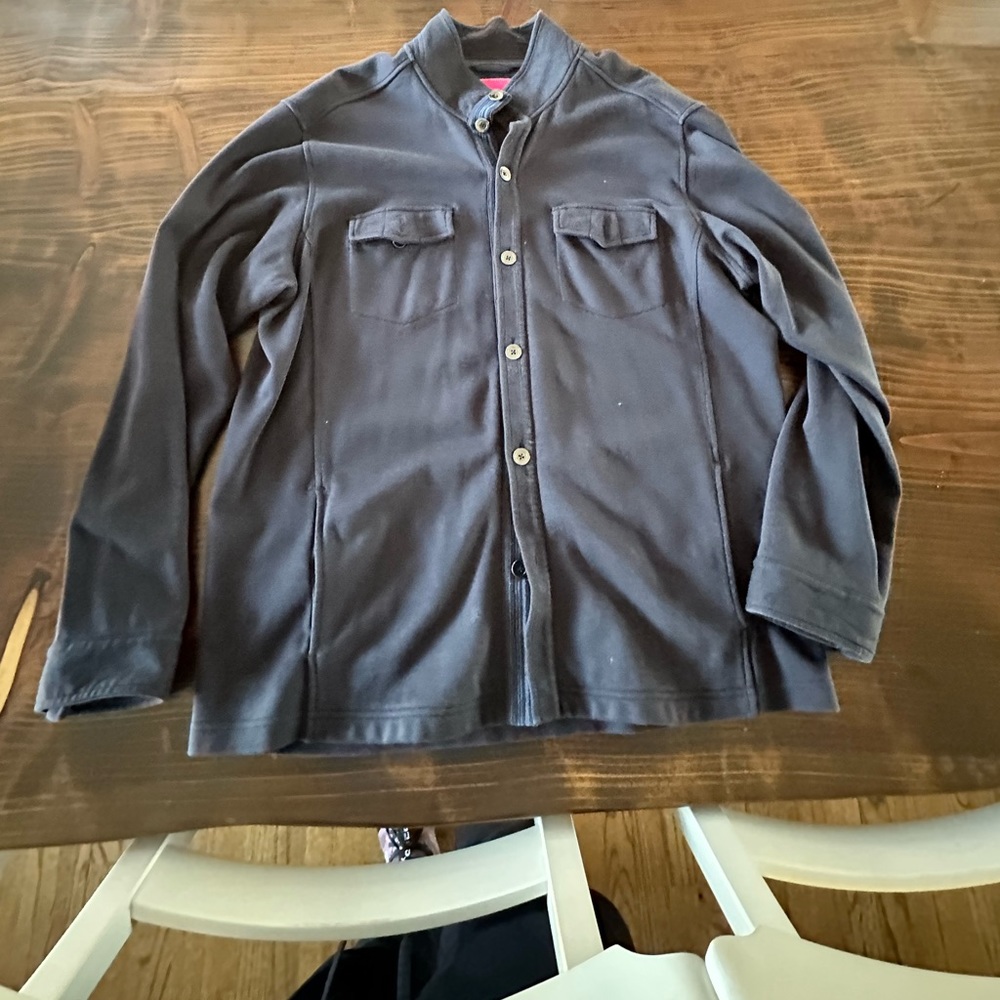 tommy bahama mens xl cardigan navy